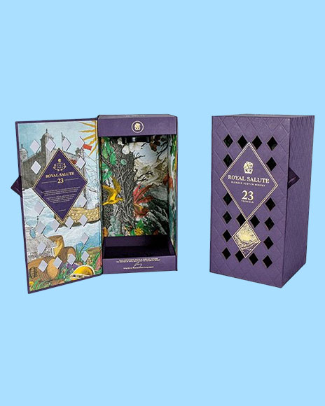 Book Style Laser Engraving Magnetic Lock Wine Box - Wine & Tea packaging solutions