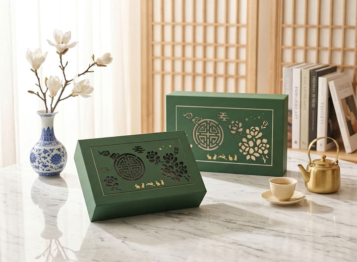 Laser Engraving Lift-Off Neck Box - Premium Gift Packaging