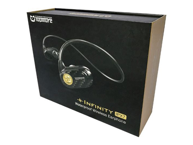 Topmore Infinity Book Style Magnet Closure Earphone Box w/ EVA Insert