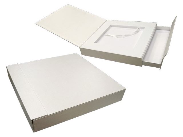 Double Lids Combined Drawer Box w/ Magnetic Closure