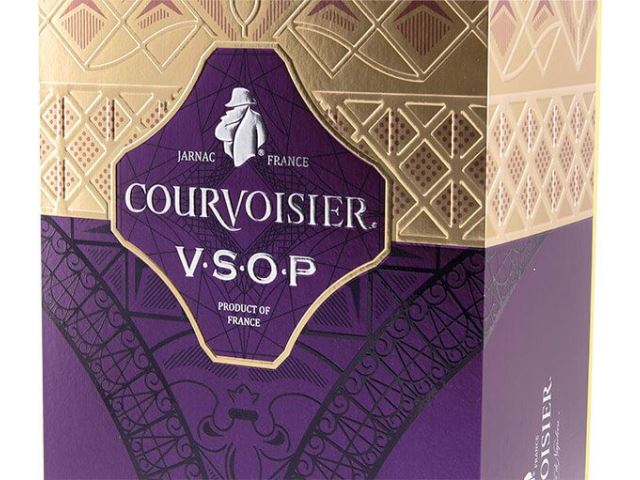 Courvoisier VSOP Lift-Off Box ( Rectangle ) w/ Embossing & Hot Stamping