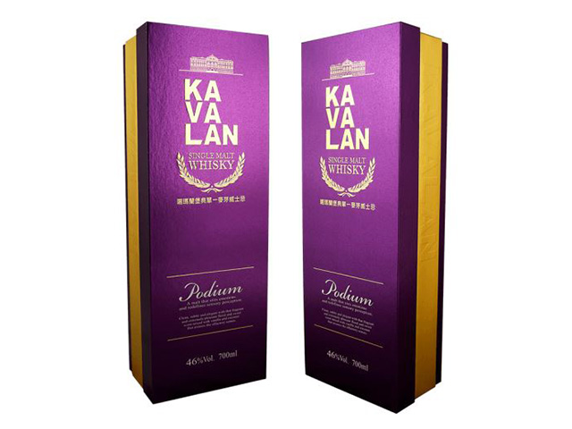Kavalan Single Malt Whisky Neck Box w/ Embossing & Hot Stamping