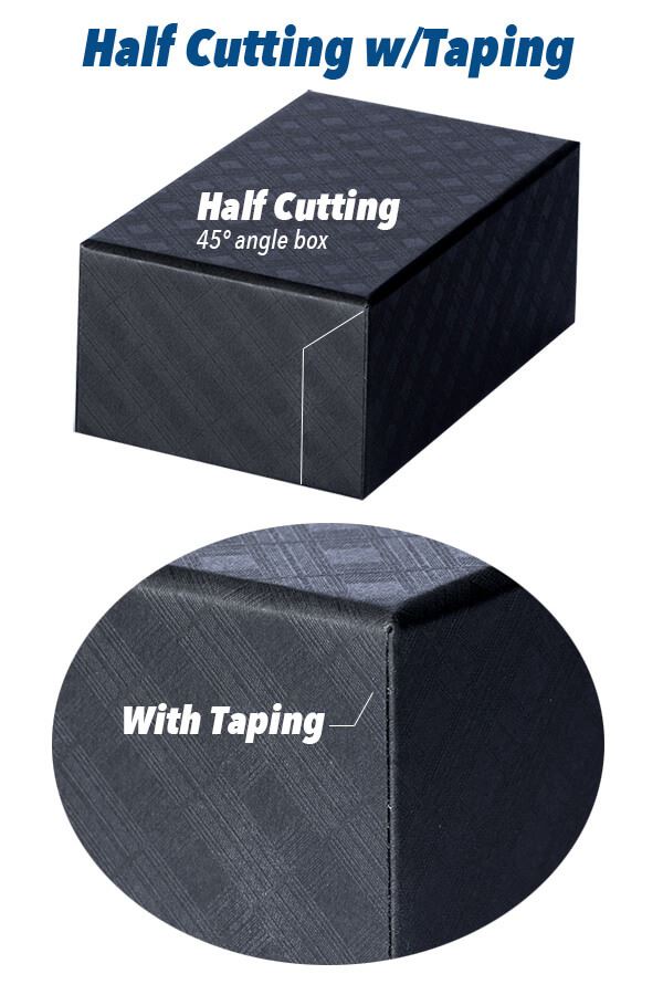Half-cutting with taping