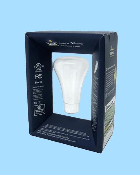 LED 燈泡瓦愣盒 + 吸塑泡殼 - 創意包裝類解決方案