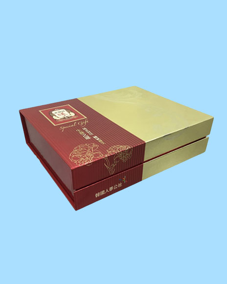 人蔘精禮盒 - 食品包裝類 印刷包裝解決方案
