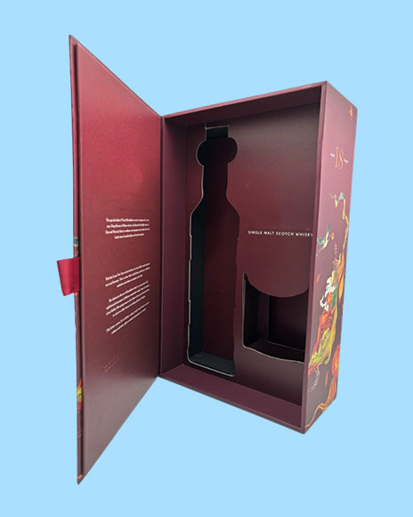 威士忌禮盒 - 酒與茶葉類 印刷包裝解決方案